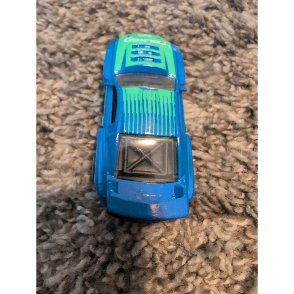 2011 Hot Wheels Blue Custom '12 Ford Mustang Diecast Car 1:64 Falken Tire
